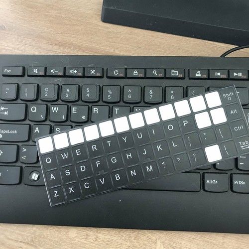High-Quality English Keyboard Stickers – Waterproof, Durable, Self-Adhesive Key Labels for Laptop, Desktop, PC – Easy to Apply, Clear Fonts, Compatible with All Keyboards and Devices