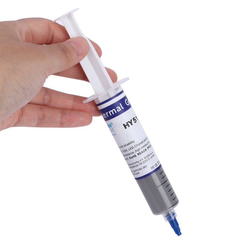 Thermal Compound Paste – 20ML High-Performance Thermal Grease in Syringe Applicator – Ideal for CPU, GPU, Heat Sink & Electronics Cooling – Efficient Heat Transfer & Easy Application