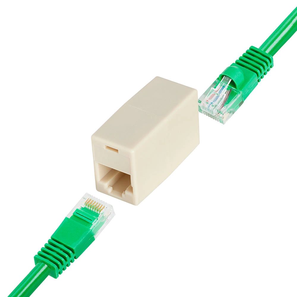 RJ45 Connectors and Coupler Kit – High-Quality CAT6 Ethernet Network Connectors and Coupler – Reliable Data Transmission – Easy Installation for Network Cables – Ideal for LAN and Internet Setup