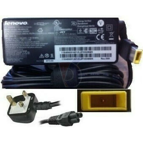 Lenovo ThinkPad 11e/Yoga 11e Chromebook Charger Adapter – High-Quality Durable & Reliable Power Supply with Complete Power Cable – Ideal Replacement for School & Office Use