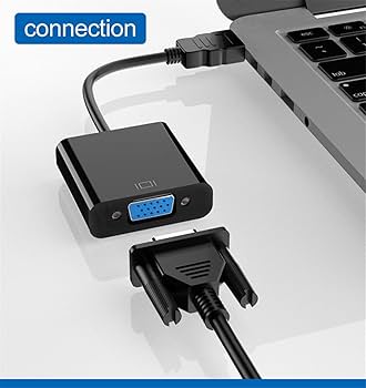 HDMI to VGA Converter Adapter Cable – High-Performance Video Converter with Audio Output – Compatible with PC, Laptop, Projector, Monitor, HDTV – Plug & Play, Durable Design