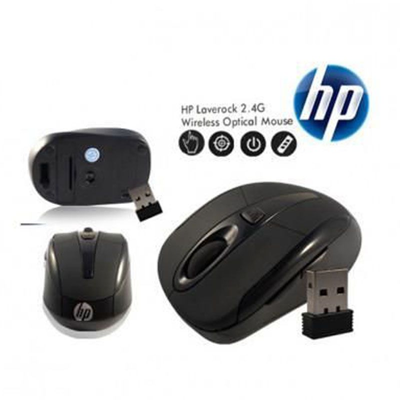HP Wireless Optical Mouse – Ergonomic 2.4GHz Cordless Mouse with USB Nano Receiver – Compatible with Laptops, Desktops, Windows, Mac – Precision Tracking & Long Battery Life