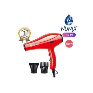 Nunix 3-in-1 Professional Hair Styling Tool – Blow Dryer, Hair Straightener & Volumizing Brush with Detachable Design – Quick Dry, Smooth & Style – Ideal for All Hair Types