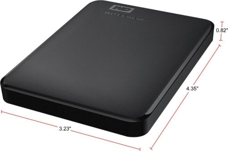 WD External Hard Disk Drive Enclosure – USB 3.0 2.5" SATA HDD/SSD Casing – High-Speed Portable External Storage Case for Laptop & Desktop Hard Drives
