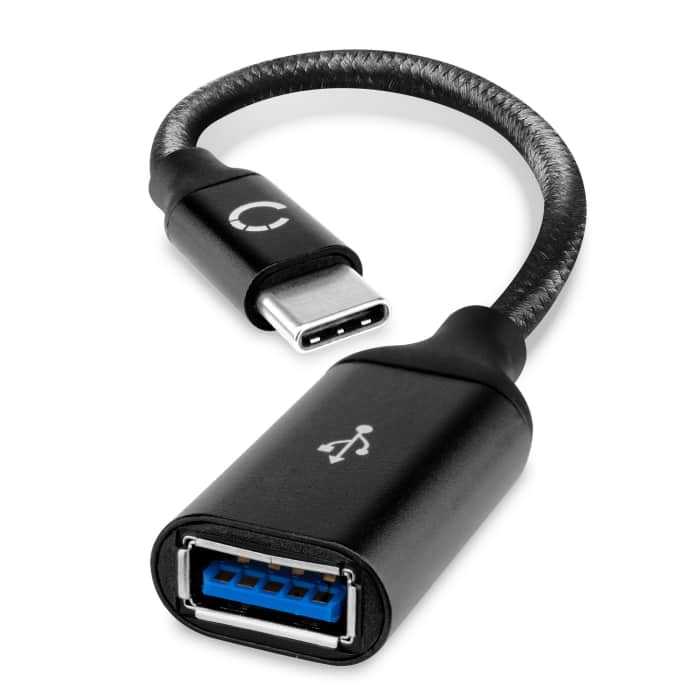 USB-C OTG (On-The-Go) Adapter – High-Speed USB Type-C to USB 3.0 Converter – Connect Flash Drives, Keyboards, Mice & More to USB-C Phones, Tablets & Laptops