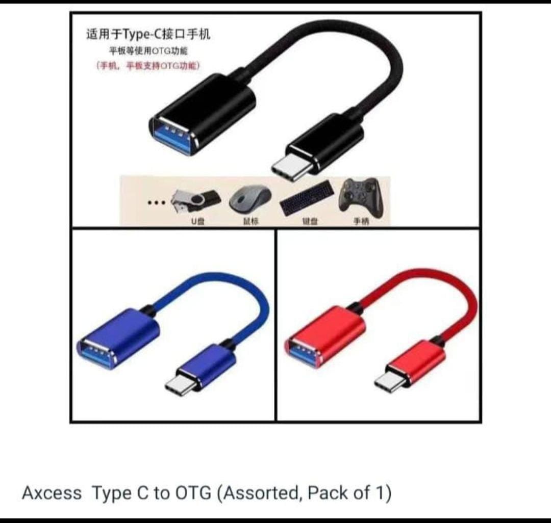 USB-C OTG (On-The-Go) Adapter – High-Speed USB Type-C to USB 3.0 Converter – Connect Flash Drives, Keyboards, Mice & More to USB-C Phones, Tablets & Laptops