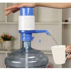 Manual Water Dispenser Pump – Universal Hand Press Bottle Pump for 19L/20L Bottles – Portable, Easy-to-Use Drinking Water Pump for Home, Office & Outdoor Use