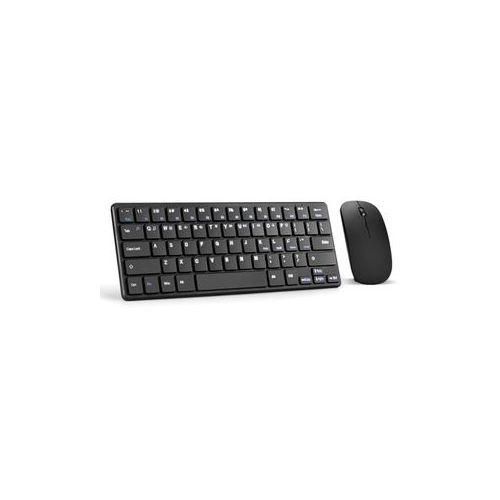 Generic Mini Wireless Keyboard and Mouse Combo – Compact 2.4GHz Plug & Play Set with USB Receiver – Ultra Slim, Portable, Ergonomic Design for Laptop, PC & Smart TV