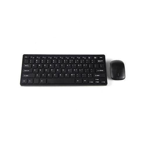 Generic Mini Wireless Keyboard and Mouse Combo – Compact 2.4GHz Plug & Play Set with USB Receiver – Ultra Slim, Portable, Ergonomic Design for Laptop, PC & Smart TV