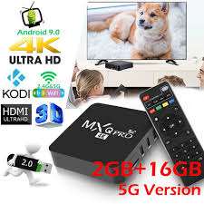 MXQ Pro RK3229 Android 10.1 Smart TV Box – 4K UHD Streaming Media Player with Wi-Fi, Remote Control & HDMI – Smart TV Set Top Box for YouTube, Netflix & Online Content