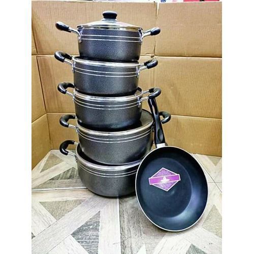 JP (Jamespot) 11-Piece Non-Stick Cookware Set – Premium Cooking Pots with Glass Lids – Durable, Easy-to-Clean Nonstick Surface – Stylish & Practical for Everyday Kitchen Use