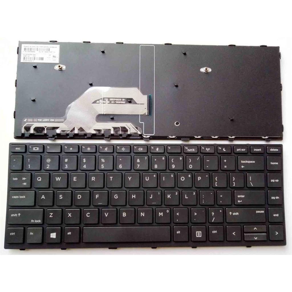 Replacement Keyboard for HP ProBook 430 G5 / 440 G5 / 445 G5 – Replaces OEM Keyboard Assembly – High-Quality Laptop Key Replacement with Touchpad Bezel & Ribbon Cable