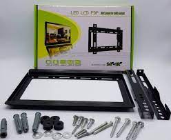 Universal Flat Panel TV Wall Mount Bracket – Heavy-Duty Steel – Slim Low Profile for LED/LCD/Plasma TVs 14–55" – Secure, Space-Saving, Easy Installation