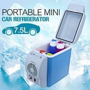 7.5L Portable Car Fridge – Mini Electric Cooler & Warmer for Travel, Camping, Office, Home & Vehicles – 12V DC Powered