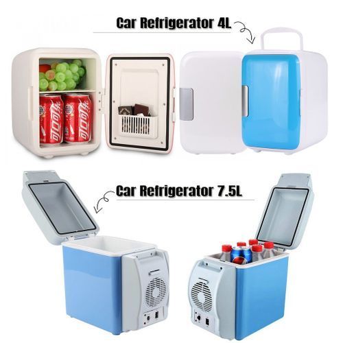 7.5L Portable Car Fridge – Mini Electric Cooler & Warmer for Travel, Camping, Office, Home & Vehicles – 12V DC Powered
