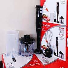 3-in-1 Electric Hand Blender 400W (SG-CHB-008) – Multifunction Stick Blender with Whisk & Chopper Attachments for Blending, Mixing & Pureeing