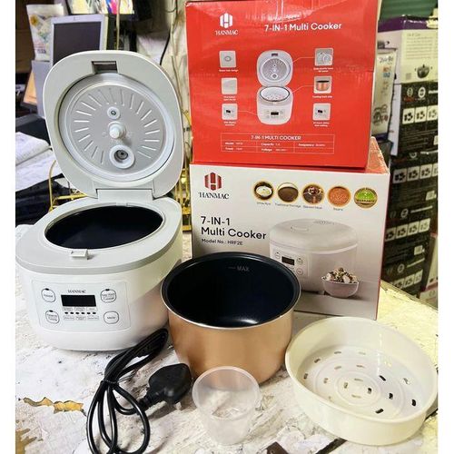 7-in-1 Hanmac Multi Cooker 2.2L – Electric Multifunction Cooker for Rice, Soup, Stew, Frying, Steaming & More – Compact & Versatile Kitchen Appliance