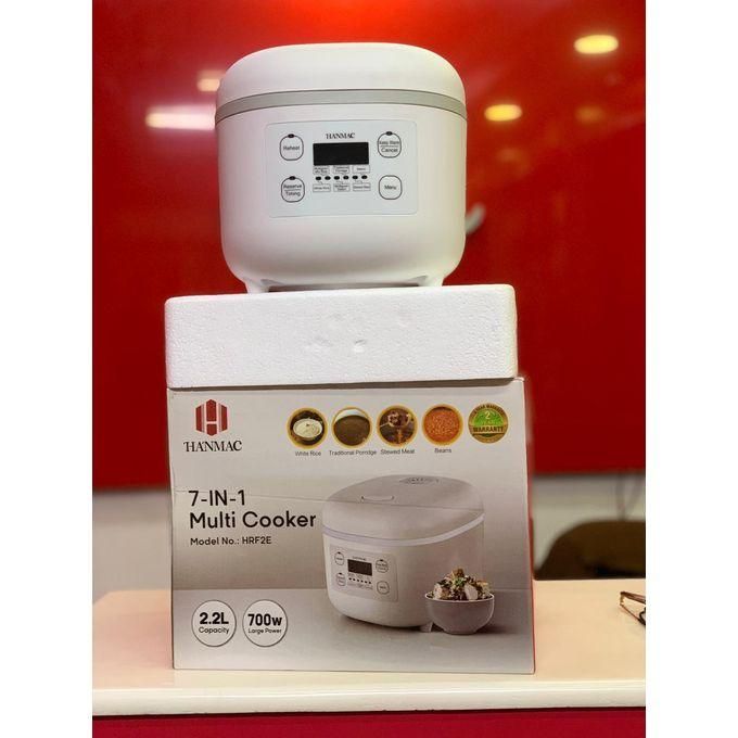 7-in-1 Hanmac Multi Cooker 2.2L – Electric Multifunction Cooker for Rice, Soup, Stew, Frying, Steaming & More – Compact & Versatile Kitchen Appliance
