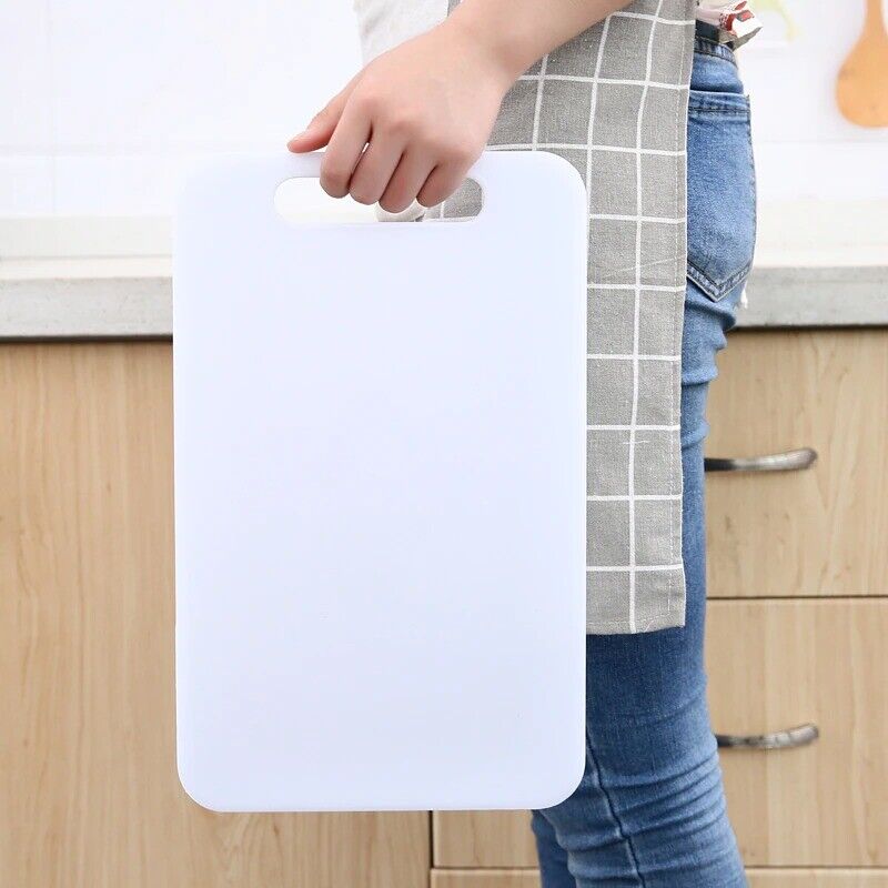 White Chopping Board – Durable, Food-Grade Cutting Board for Meat, Vegetables & Fruits – Non-Slip, Easy to Clean Kitchen Essential