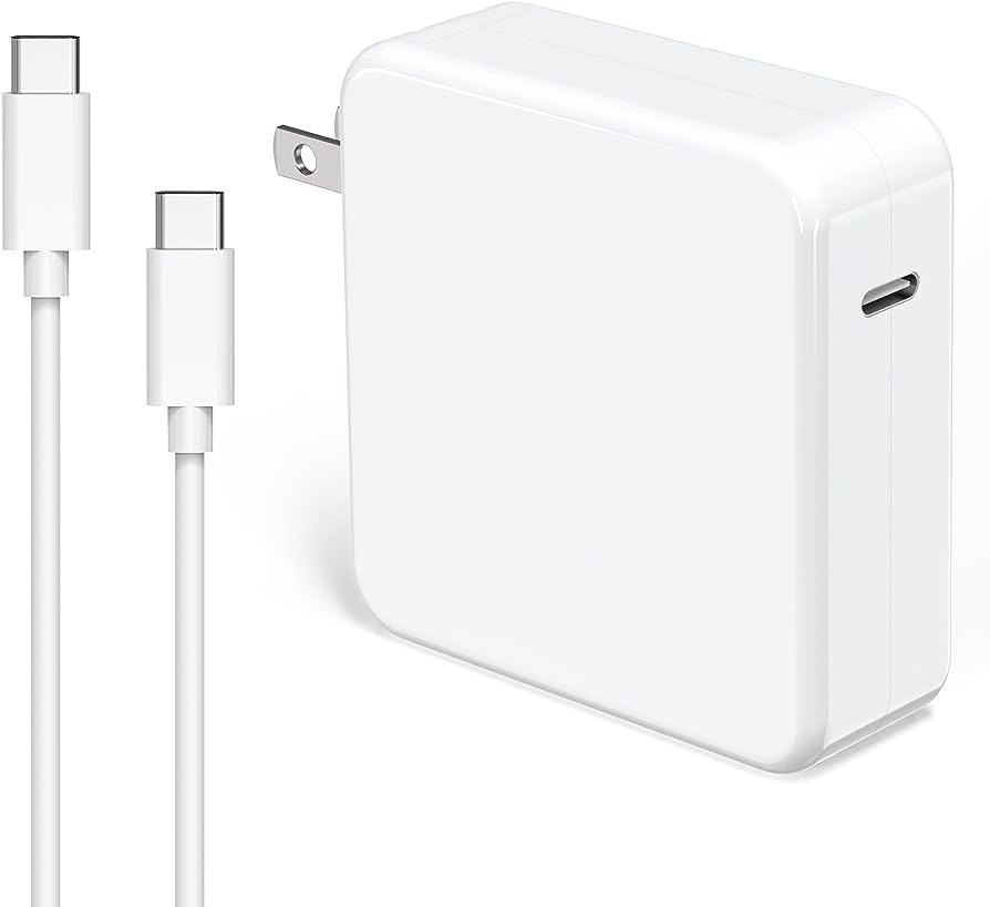61W USB-C MacBook Charger – Fast Charging Power Adapter for MacBook Air/Pro, Type-C Laptop, and Other USB-C Devices with Smart Power Delivery