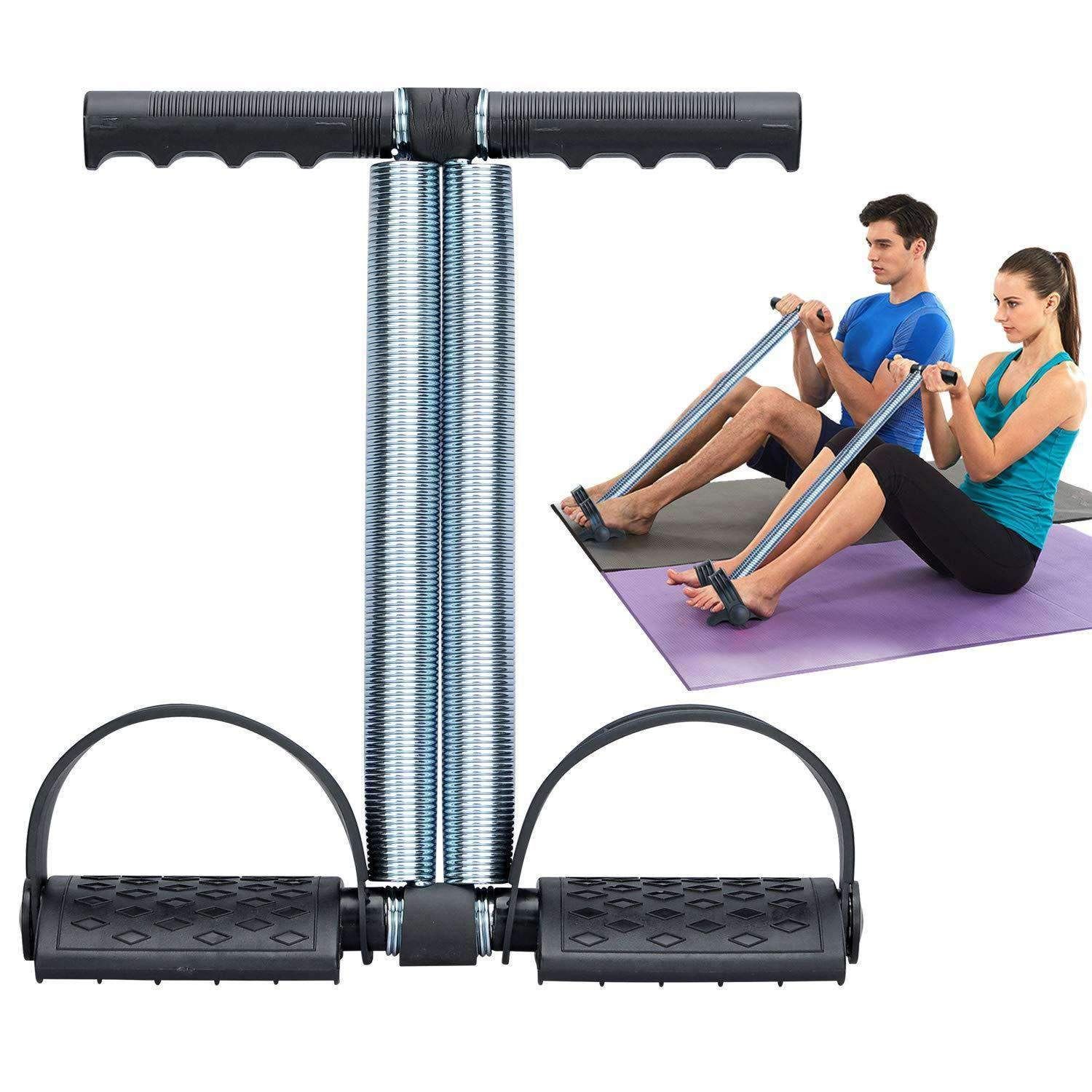 Tummy Trimmer – Dual Spring Resistance Exerciser for Abs, Waist, Legs & Arms | Home Fitness Workout Equipment