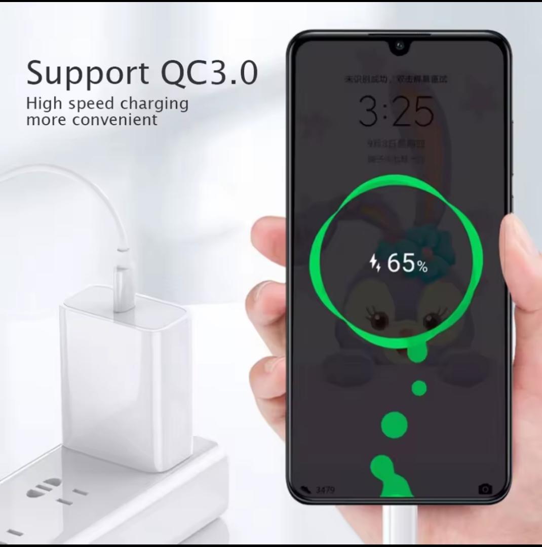 USB 3 C to C QC/PD support for fast charging data/power cable 60W . Huawei Samsung Xiaomi MacBook iPad data transfer line.