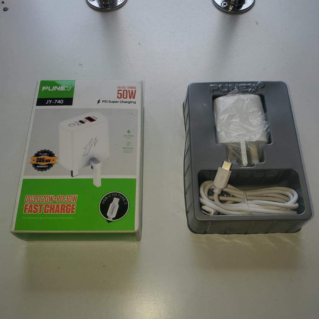 50W PUNEX super Fast Charger C to C