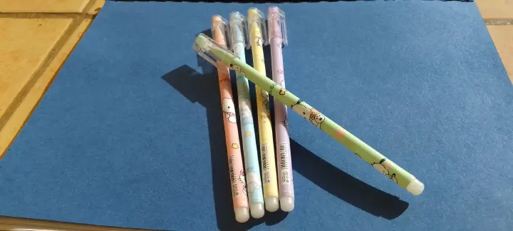 ✨  12 Cute Erasable Pens | Black Ink | Drawing | Ink Erasable | Drawing, Sketching | Drawing Tools|Cute Pencils| Kids Pencils| Kuromi Pens | Hello Kitty Pens