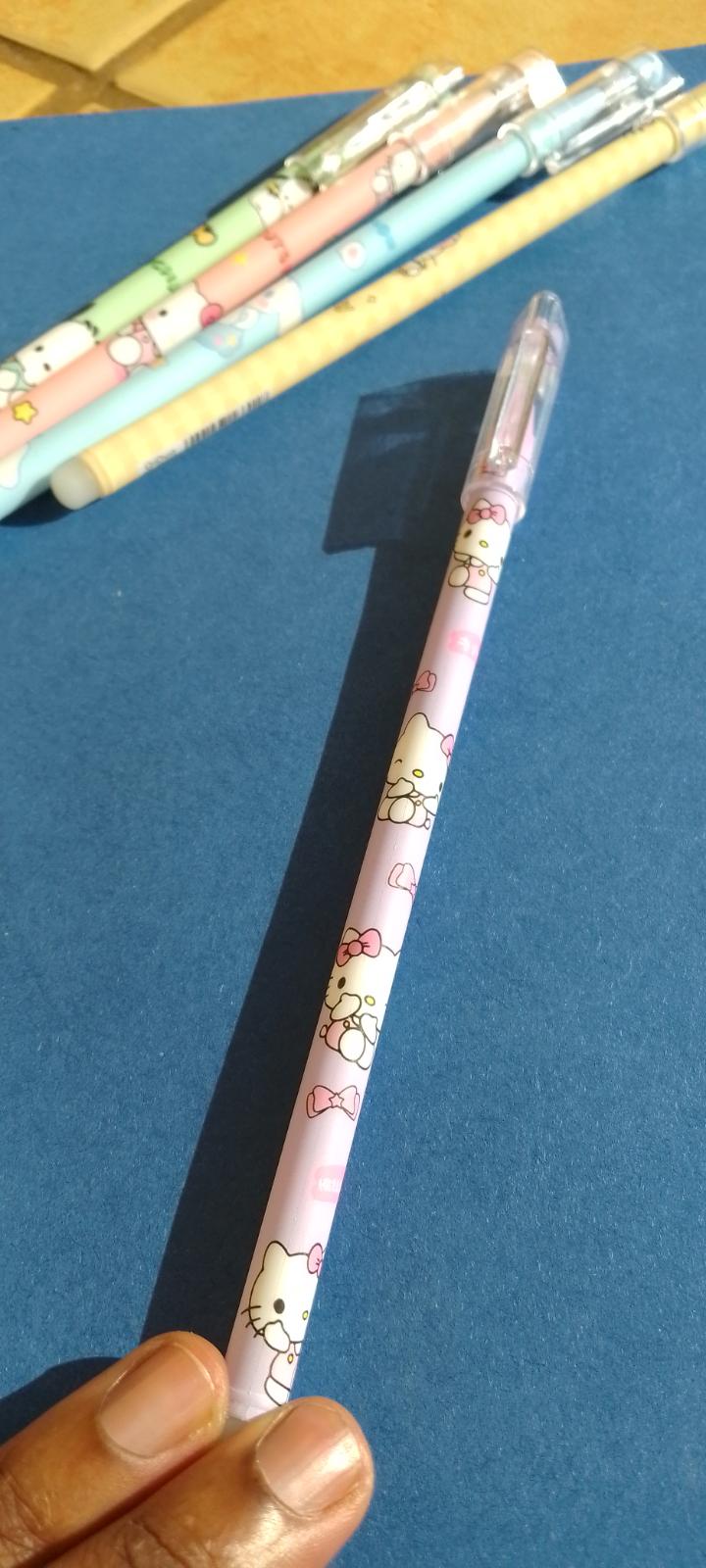 ✨  12 Cute Erasable Pens | Black Ink | Drawing | Ink Erasable | Drawing, Sketching | Drawing Tools|Cute Pencils| Kids Pencils| Kuromi Pens | Hello Kitty Pens