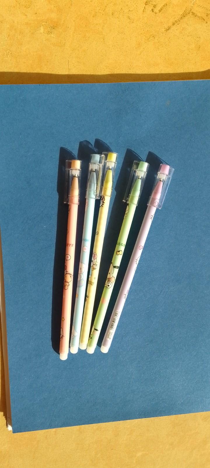 ✨  12 Cute Erasable Pens | Black Ink | Drawing | Ink Erasable | Drawing, Sketching | Drawing Tools|Cute Pencils| Kids Pencils| Kuromi Pens | Hello Kitty Pens