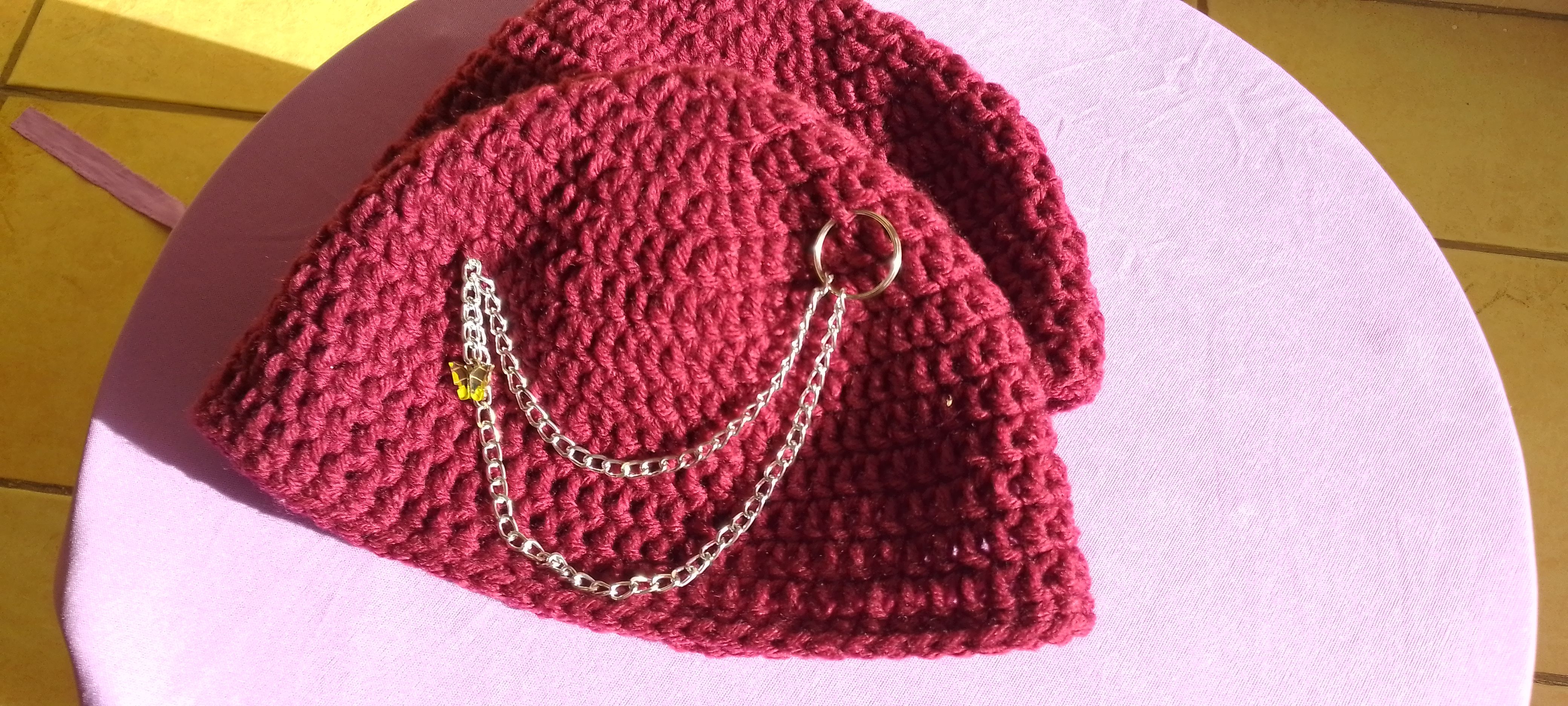Men's Handmade Crochet Beanie – Crown Chakra Protection | Crochet Beanie |Marving | Men's Hats |Muslim Hats Caps | Head Accessories| Men's Accessories