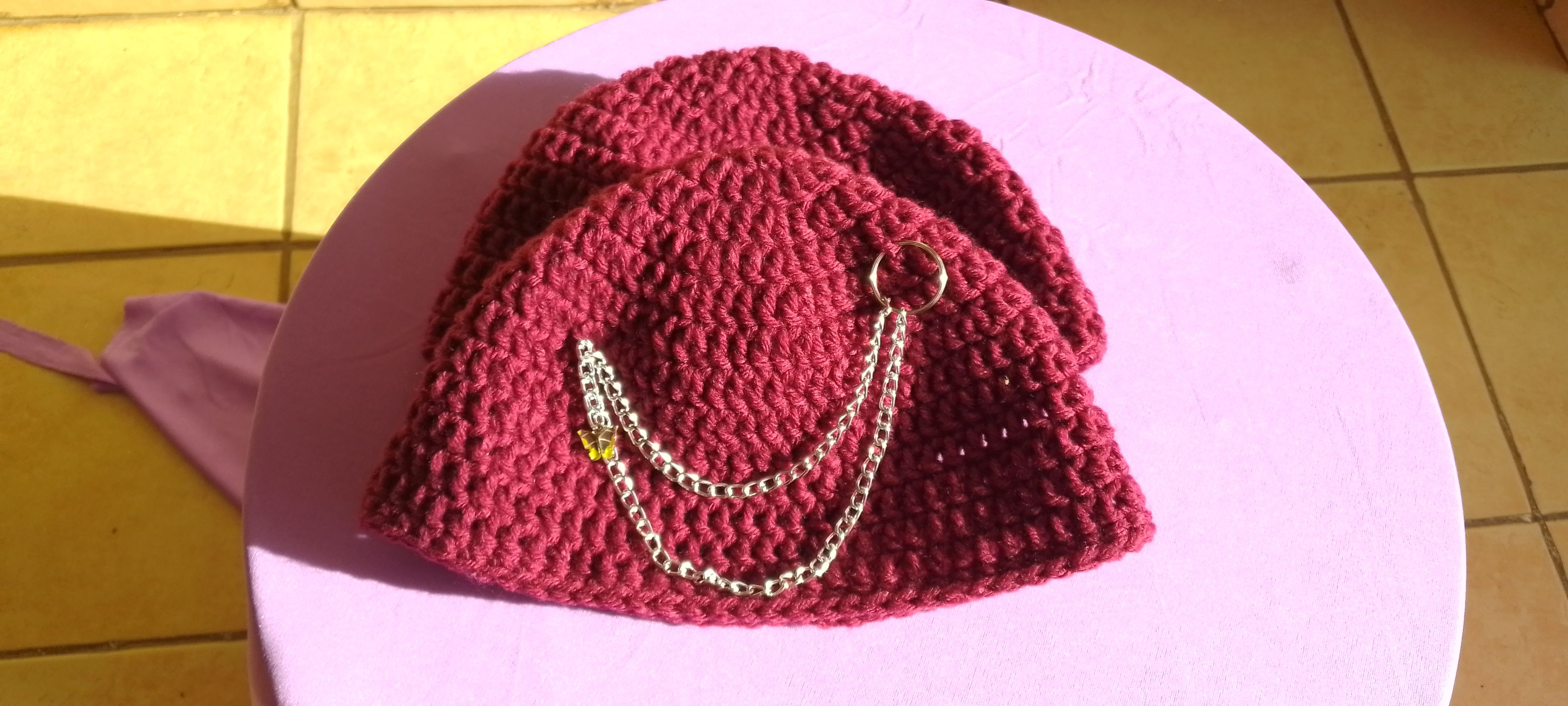 Men's Handmade Crochet Beanie – Crown Chakra Protection | Crochet Beanie |Marving | Men's Hats |Muslim Hats Caps | Head Accessories| Men's Accessories