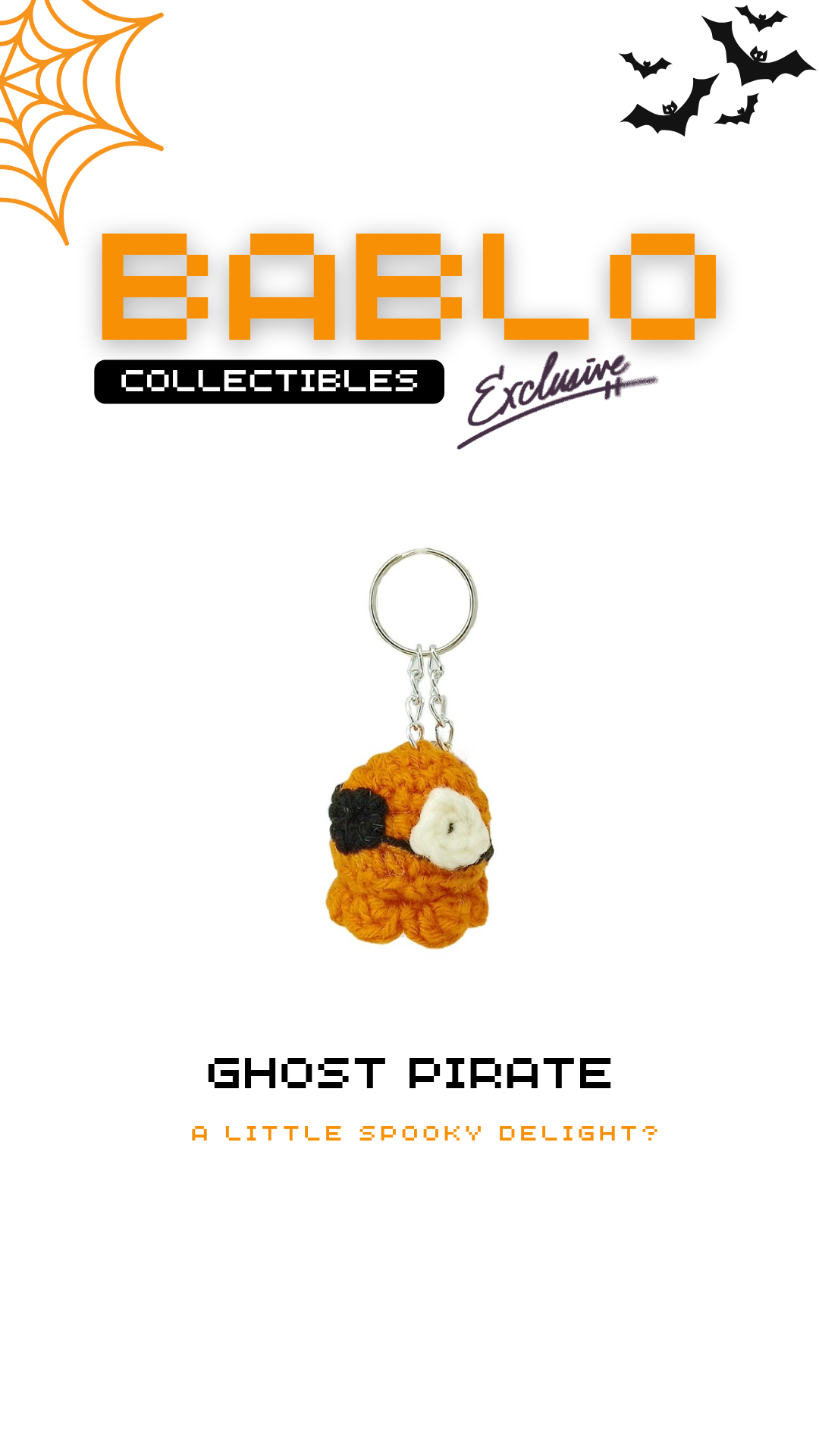 Bablo Keychains - Spooky, Handmade  Custom | Car keys | Backpack Accessories| Student Pouch Accessories | Gift Ideas | Bablo Collectibles 2025  Men's Accessories
