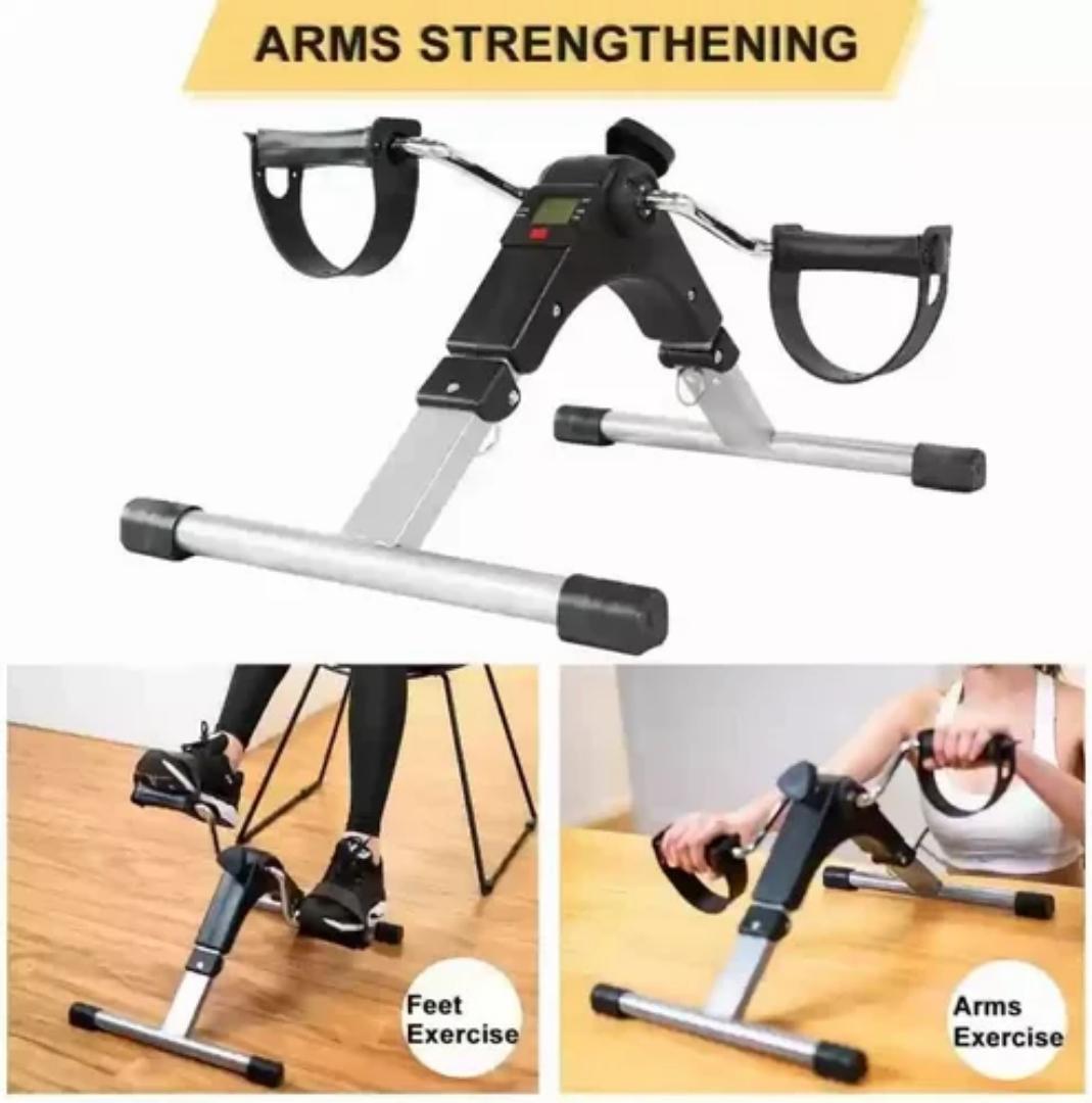 Portable Mini Exercise Bike Pedal Exerciser for Home & Office | Under Desk Fitness Cycle with Adjustable Resistance for Rehabilitation