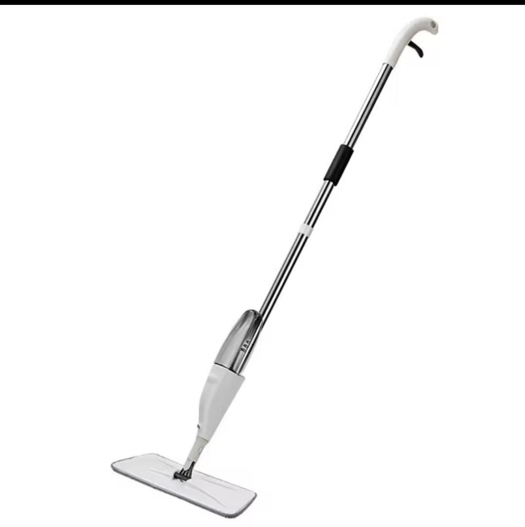Healthy Spray Mop with Long Handle & Reusable Microfiber Pad | Lightweight Floor Cleaning Tool