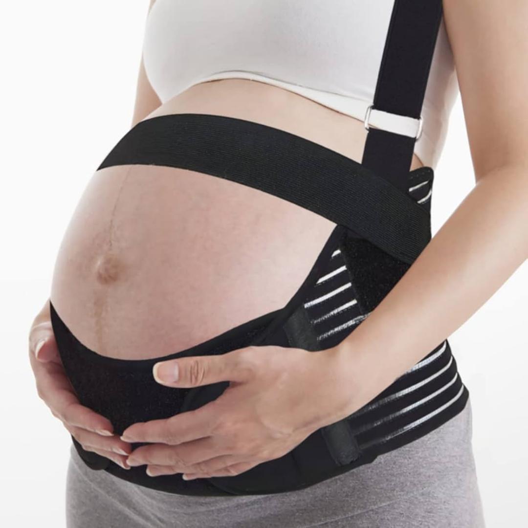 Adjustable Pregnancy Support Belt | Maternity Belly Band for Abdomen & Back Pain Relief