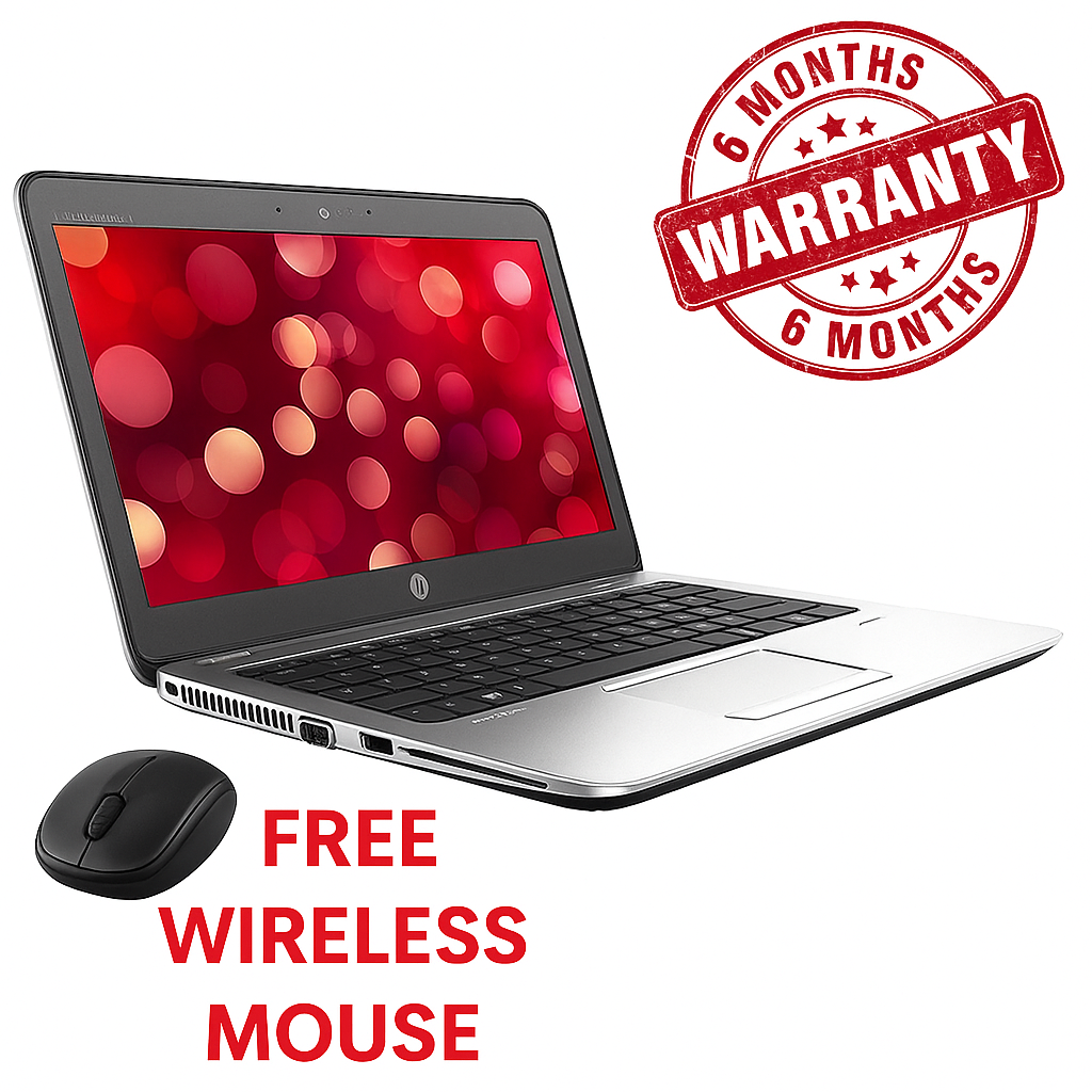 (Anniversary Offer!) HP EliteBook 820 G1 – 12.5" Refurbished Laptop | Core i7 4th Gen, 4GB RAM, 500GB HDD + Free Wireless Mouse
