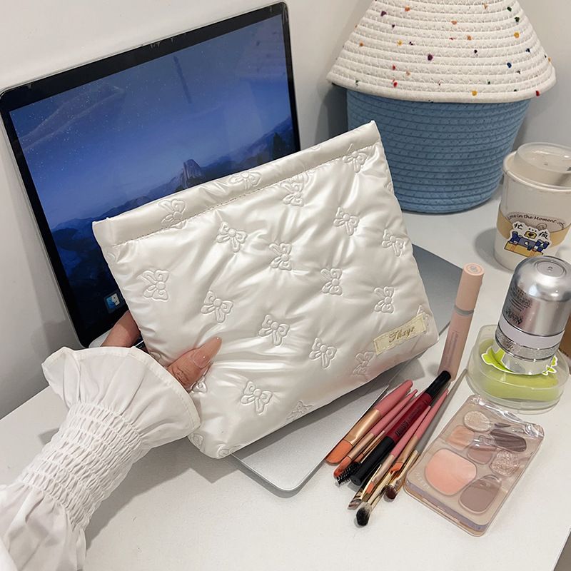 Korean Butterfly Handbag Makeup Bag Skincare Products Wallet Multi functional Large Capacity Storage Bag