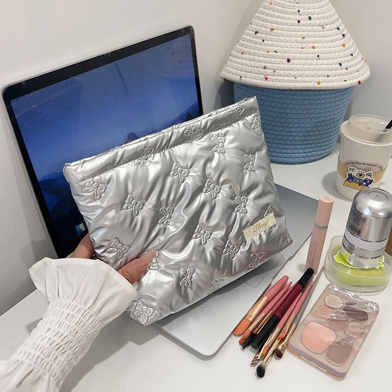 Korean Butterfly Handbag Makeup Bag Skincare Products Wallet Multi functional Large Capacity Storage Bag