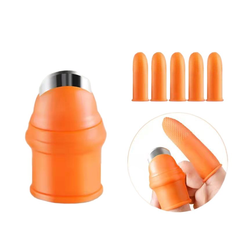 Tea picking finger cots, kitchen garlic peeling and vegetable picking thumb knives, vegetable picking tools, Sichuan pepper picking finger cots, bean picking tools