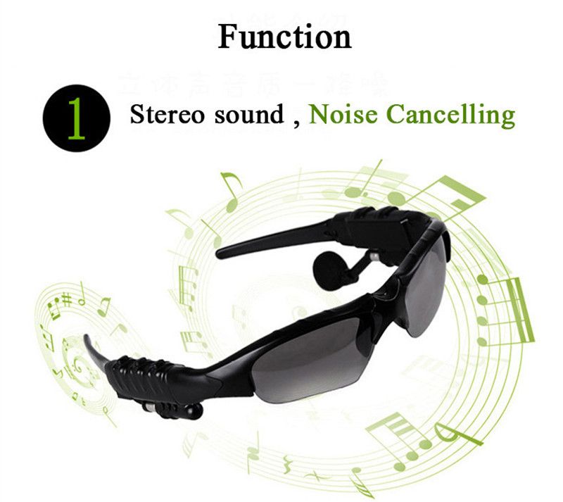 HBS-368 smart Bluetooth glasses Riding glasses. Music glasses, true 3D headphonesglasses