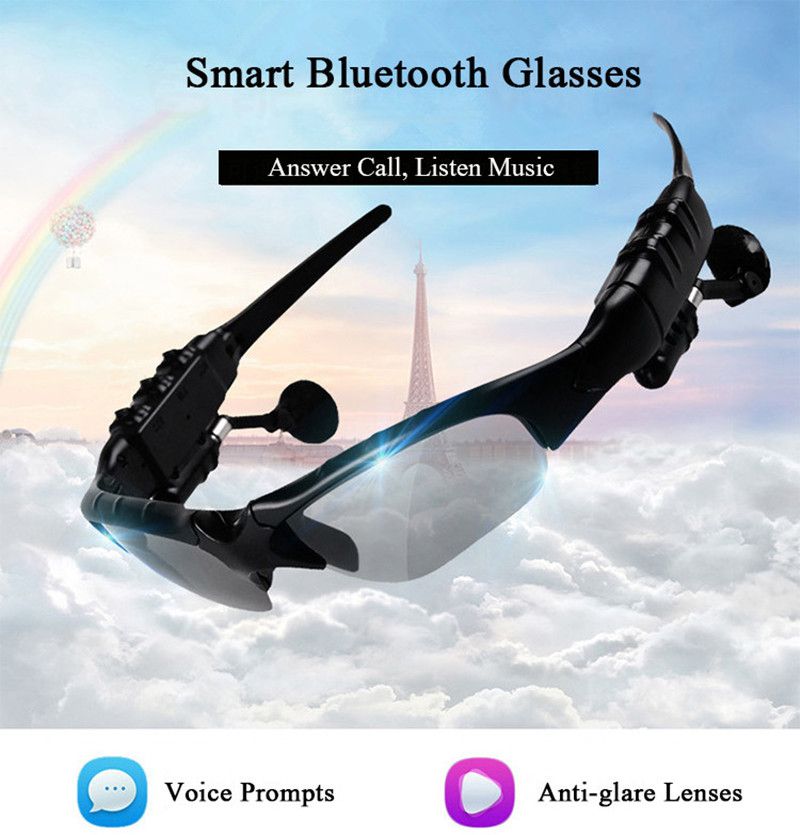 HBS-368 smart Bluetooth glasses Riding glasses. Music glasses, true 3D headphonesglasses