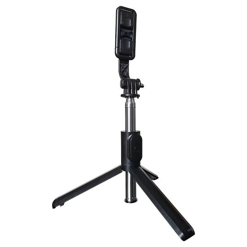 All-in-One Portable Bluetooth Selfie Stick with Tripod, Foldable Extendable Phone Selfie Holder with Wireless Remote, Universal for iPhone & Android, for Live Stream, Vlog, Photography
