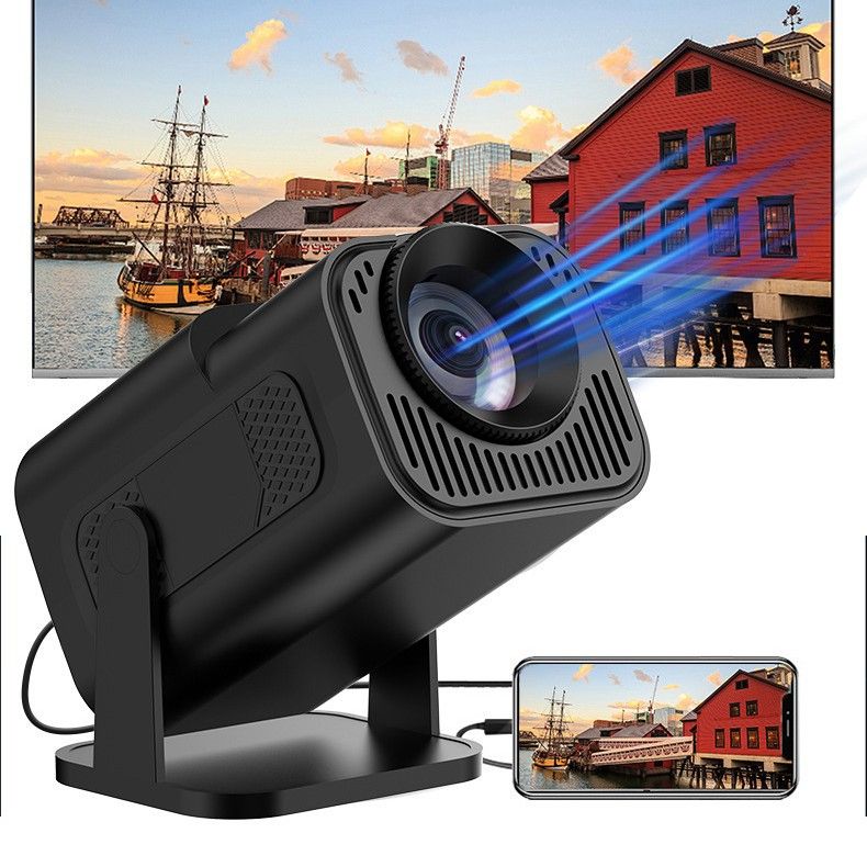 New 4K Ultra HD HY320MINI Home PTZ Portable Living Room Mobile Intelligent Projector