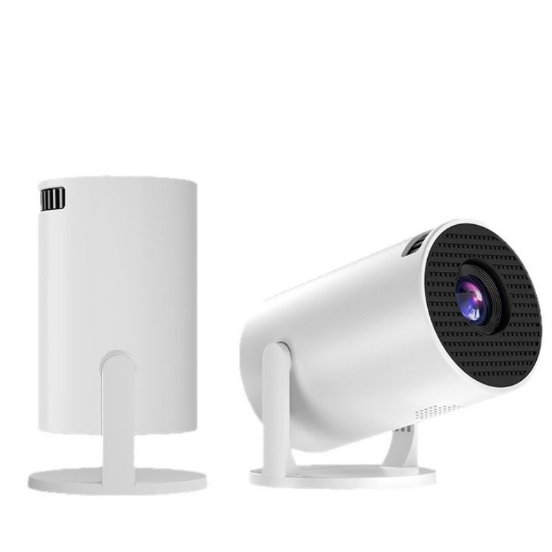 Flagship mini projector, 4K 1080P support portable wireless movie projector, 220 ° rotatable, 80 inch screen automatic calibration