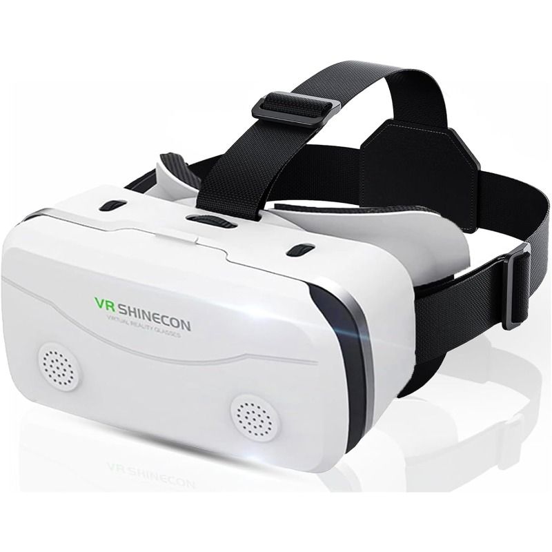 VR Headset for Phone, Virtual Reality Headsets VR Glasses with HD Anti-Blue Light Lenses, Compatible with 5-7 Inch Phones, Virtual Reality Glasses