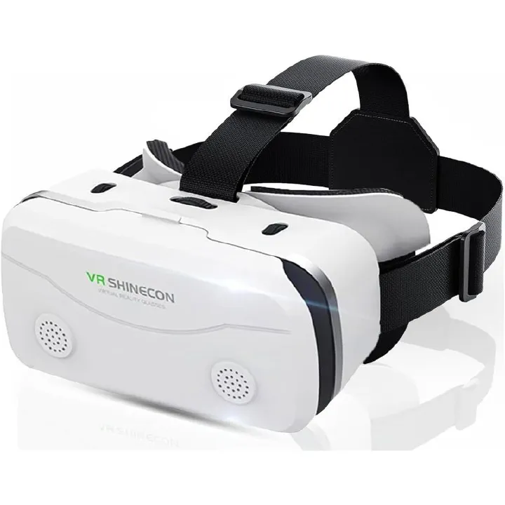 VR Headset for Phone, Virtual Reality Headsets VR Glasses with HD Anti-Blue Light Lenses, Compatible with 5-7 Inch Phones, Virtual Reality Glasses