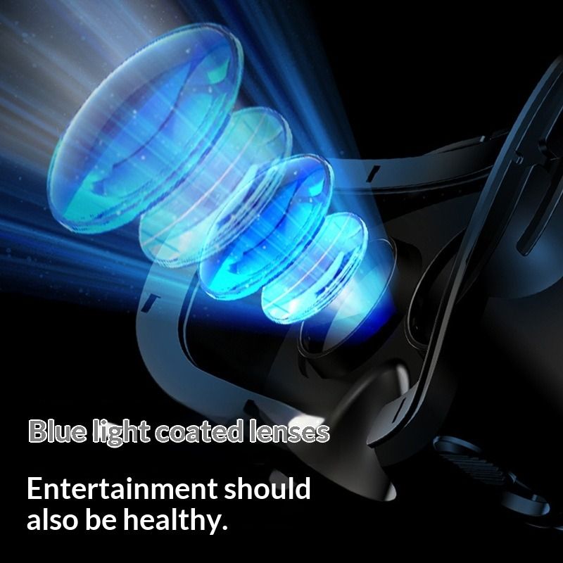 VR Headset Compatible with iPhone & Android Phone-Virtual Reality Headsets Google Cardboard -Mini Exquisite Light Weight- Comfortable New 3D VR Glasses(VR4.0 VR BOX, 1 PACK)