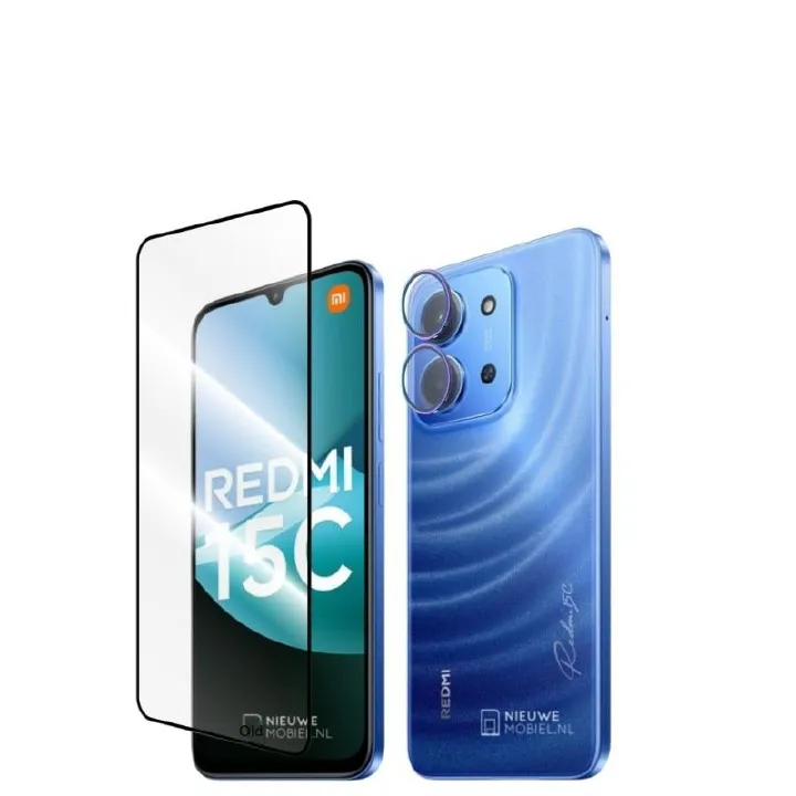[2-pack] Suitable for Redmi 15C tempered film, Redmi 15TPRO full screen coverage, anti peeping glass, Xiaomi Hawkeye lens film