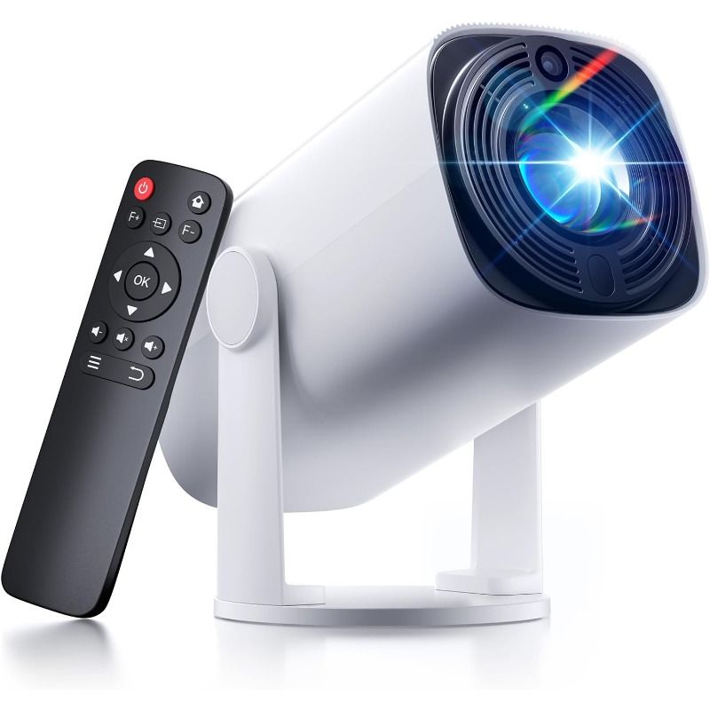 Mini Portable Projector 1080P Support - SOOMFON 720P Native Small TV Projector 270° Rotatable Auto Keystone, Bluetooth 5.1 for Bedroom/Home Cinema/Phone/TV Stick/USB/HDMI